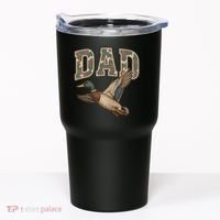 Camouflage Varsity Father's Day Dad Duck Hunting Tumbler thumb 0