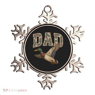 Camouflage Varsity Father's Day Dad Duck Hunting Ornament