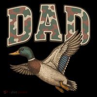 Camouflage Varsity Father's Day Dad Duck Hunting Ornament thumb 1