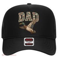 Camouflage Varsity Father's Day Dad Duck Hunting Hat thumb 0