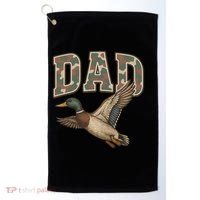 Camouflage Varsity Father's Day Dad Duck Hunting Golf Towel thumb 0