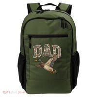 Camouflage Varsity Father's Day Dad Duck Hunting Backpack thumb 0