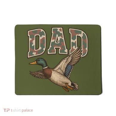 Camouflage Varsity Father's Day Dad Duck Hunting Mousepad