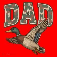 Camouflage Varsity Father's Day Dad Duck Hunting Santa Hat thumb 1