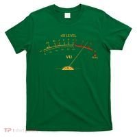 Cool Vintage Gold DB Level VU Meter Music Bass Lover T-Shirt thumb 0