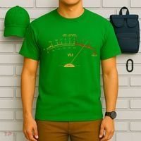 Cool Vintage Gold DB Level VU Meter Music Bass Lover T-Shirt thumb 6