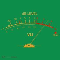 Cool Vintage Gold DB Level VU Meter Music Bass Lover T-Shirt thumb 7