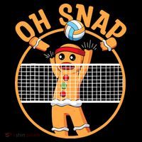 Christmas Volleyball Gingerbread Man Blocker Oh Snap Coffee Mug thumb 5