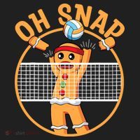 Christmas Volleyball Gingerbread Man Blocker Oh Snap Tumbler thumb 3