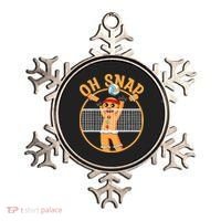Christmas Volleyball Gingerbread Man Blocker Oh Snap Ornament thumb 0