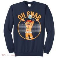 Christmas Volleyball Gingerbread Man Blocker Oh Snap Sweatshirt thumb 0