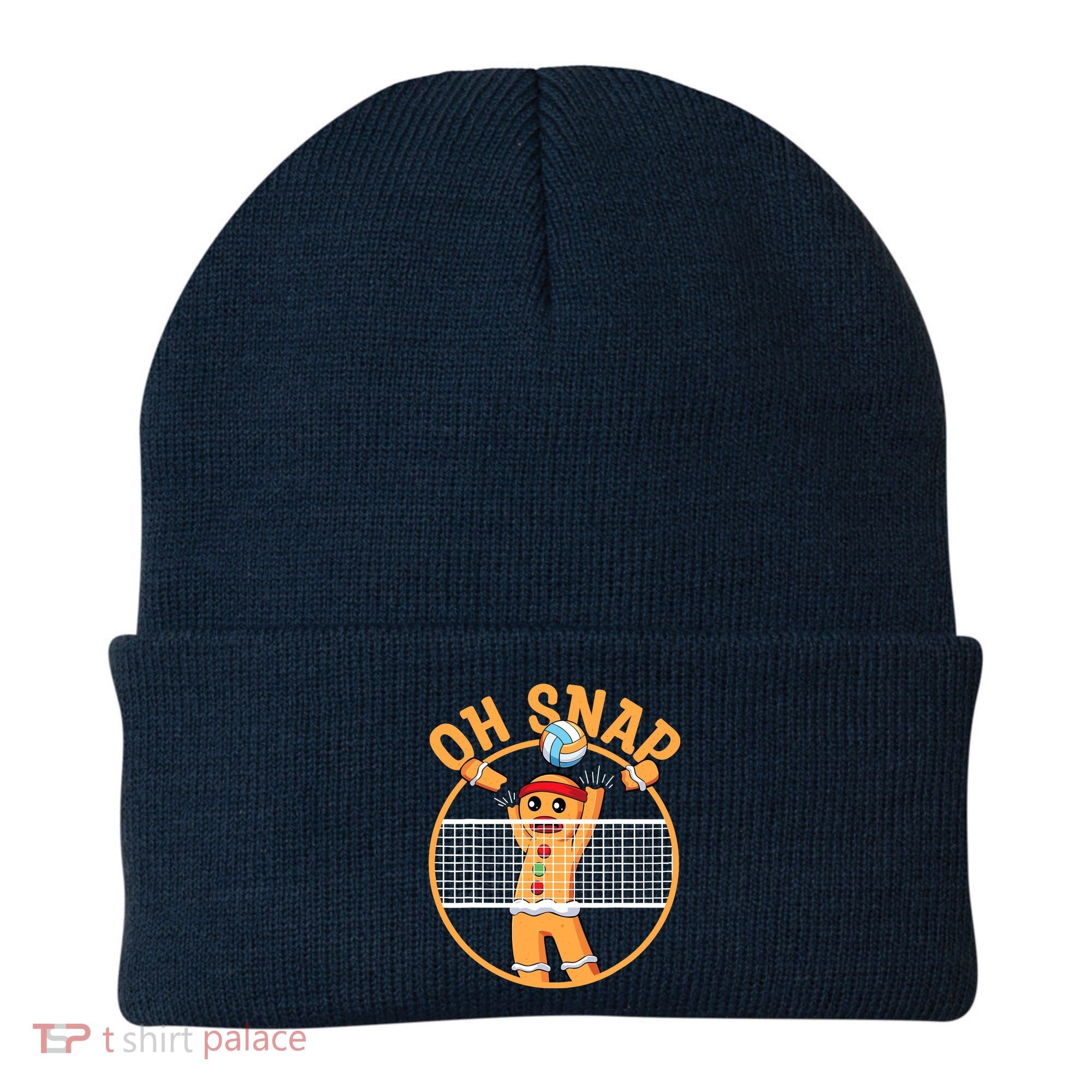 Christmas Volleyball Gingerbread Man Blocker Oh Snap Beanie