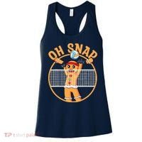 Christmas Volleyball Gingerbread Man Blocker Oh Snap Women's Tank Top thumb 0