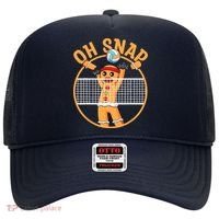 Christmas Volleyball Gingerbread Man Blocker Oh Snap Hat thumb 0