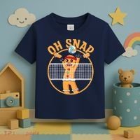 Christmas Volleyball Gingerbread Man Blocker Oh Snap Toddler T-Shirt thumb 3