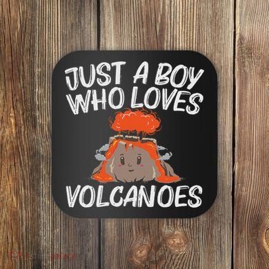 Cool Volcano Gift For Lava Magma Eruption Geology Coaster