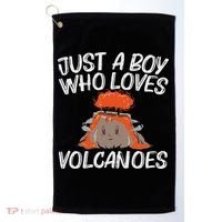 Cool Volcano Gift For Lava Magma Eruption Geology Golf Towel thumb 0