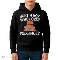 Cool Volcano Gift For Lava Magma Eruption Geology Kids Hoodie thumb 4
