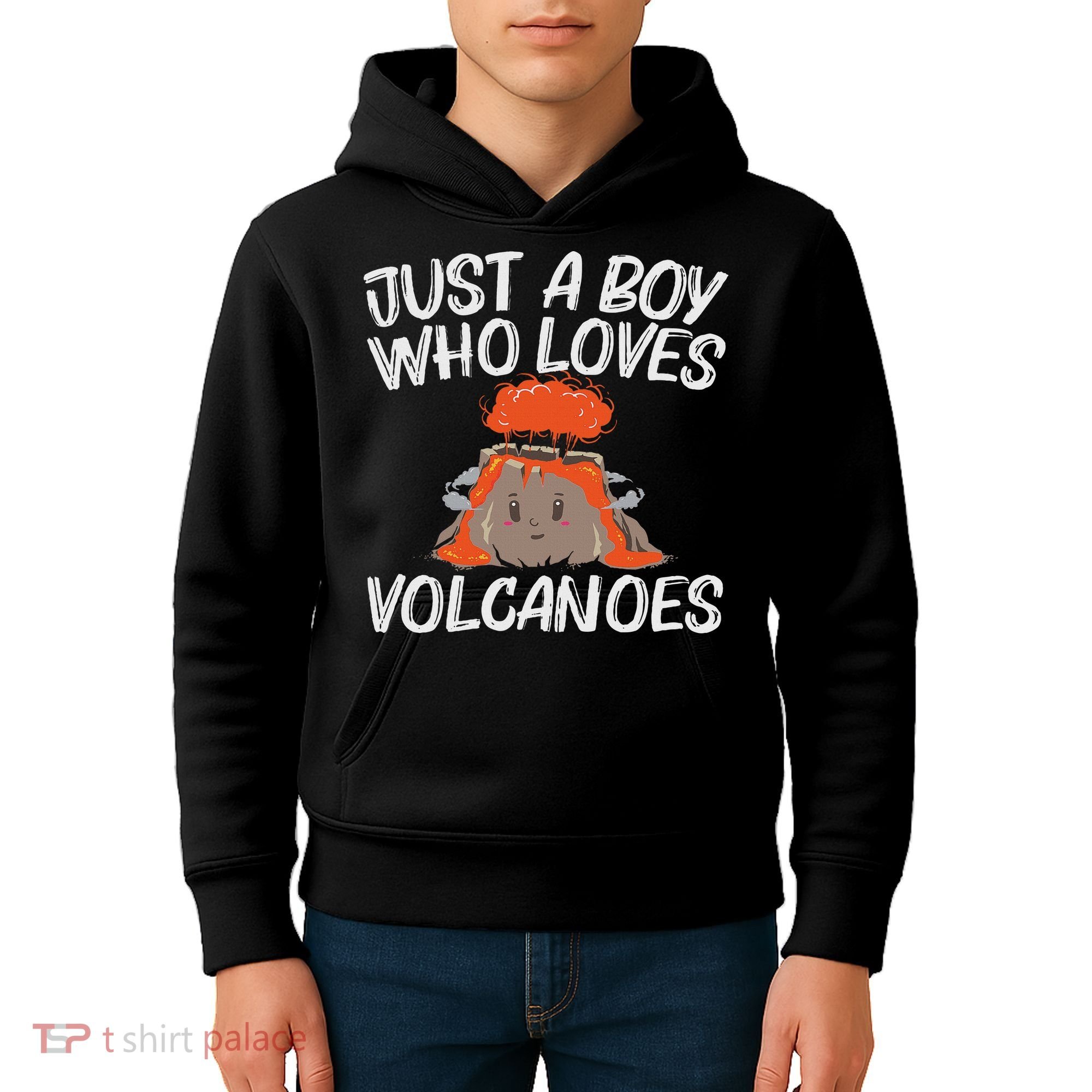 Cool Volcano Gift For Lava Magma Eruption Geology Kids Hoodie