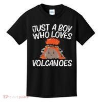 Cool Volcano Gift For Lava Magma Eruption Geology Kids T-Shirt thumb 0