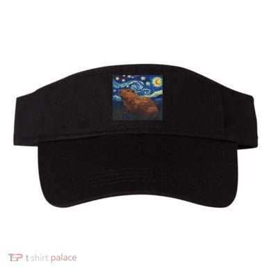 Capybara Van Gogh Style Starry Night Visor