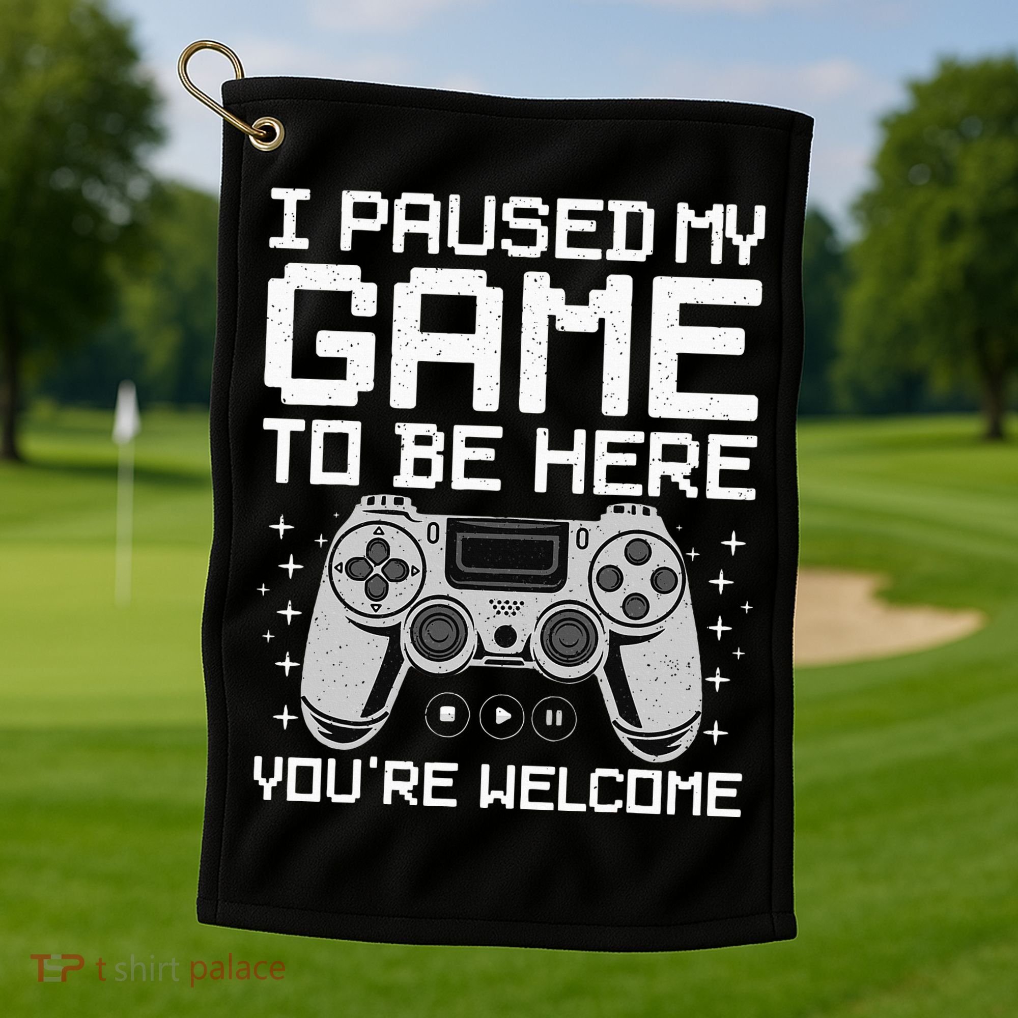 Cool Video Game Art For Video Gamer  Golf Towel