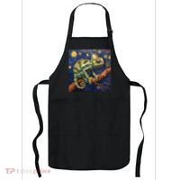 Chameleon Van Gogh Style Starry Night Apron thumb 0