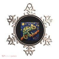 Chameleon Van Gogh Style Starry Night Ornament thumb 0