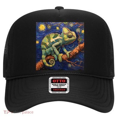 Chameleon Van Gogh Style Starry Night Hat