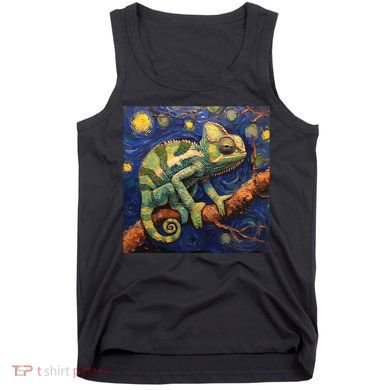 Chameleon Van Gogh Style Starry Night Tank Top