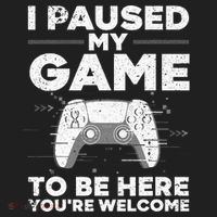 Cool Video Gamer For Men Kids Game Paused Gaming Gamers Kids Plaid Pajama Set thumb 2