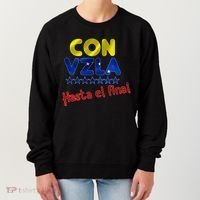 Con Venezuela Hasta El Final Women's Sweatshirt thumb 0
