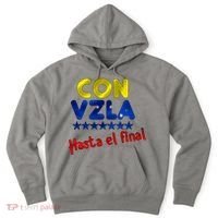 Con Venezuela Hasta El Final Hoodie thumb 0
