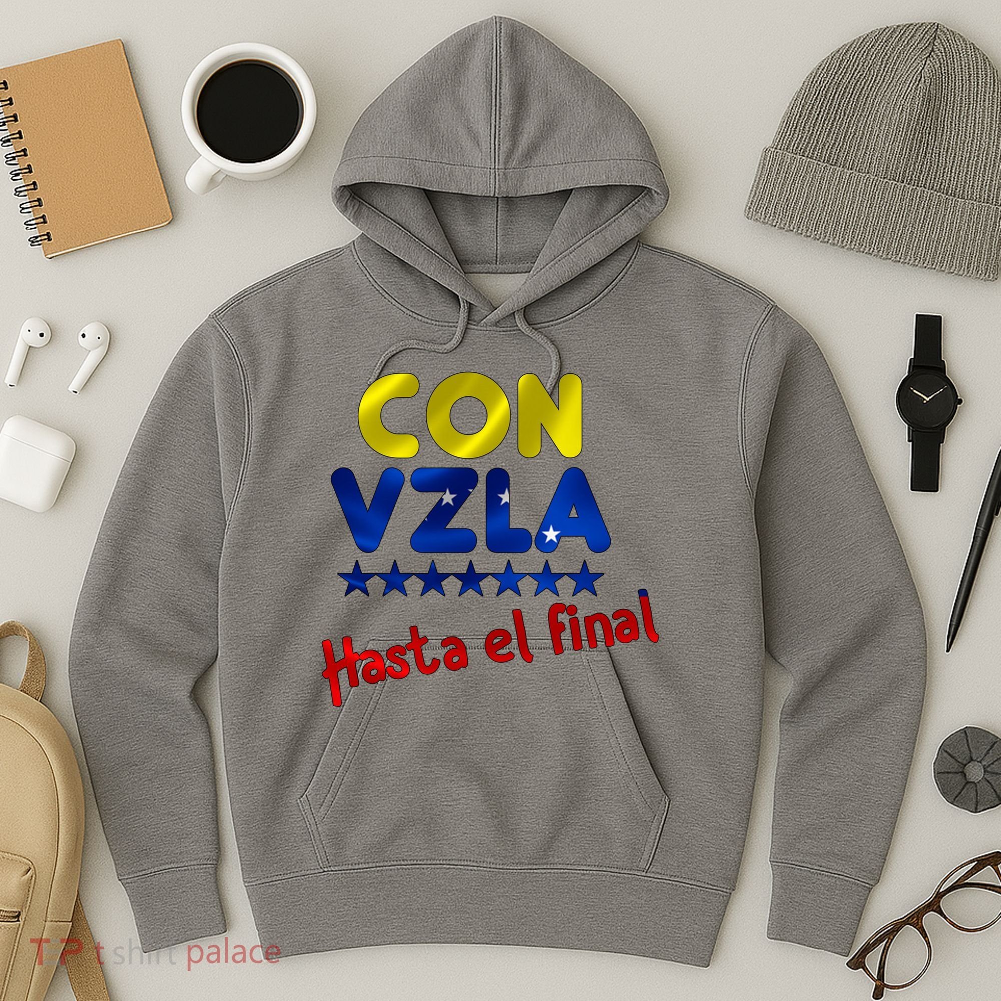 Con Venezuela Hasta El Final Hoodie
