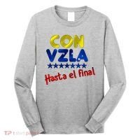 Con Venezuela Hasta El Final Long Sleeve Shirt thumb 0