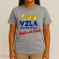 Con Venezuela Hasta El Final T-Shirt thumb 4