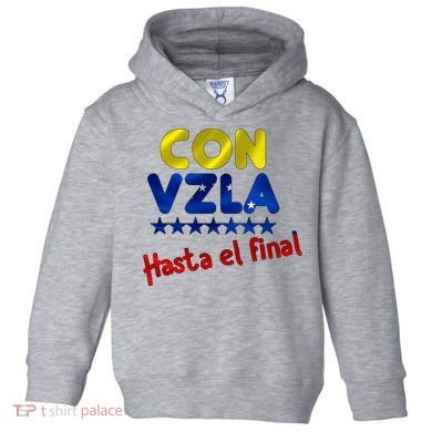 Con Venezuela Hasta El Final Toddler Hoodie
