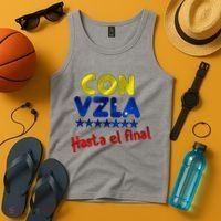 Con Venezuela Hasta El Final Tank Top thumb 4