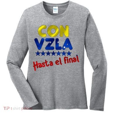 Con Venezuela Hasta El Final Women's Long Sleeve Shirt