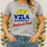 Con Venezuela Hasta El Final Women's T-Shirt thumb 2