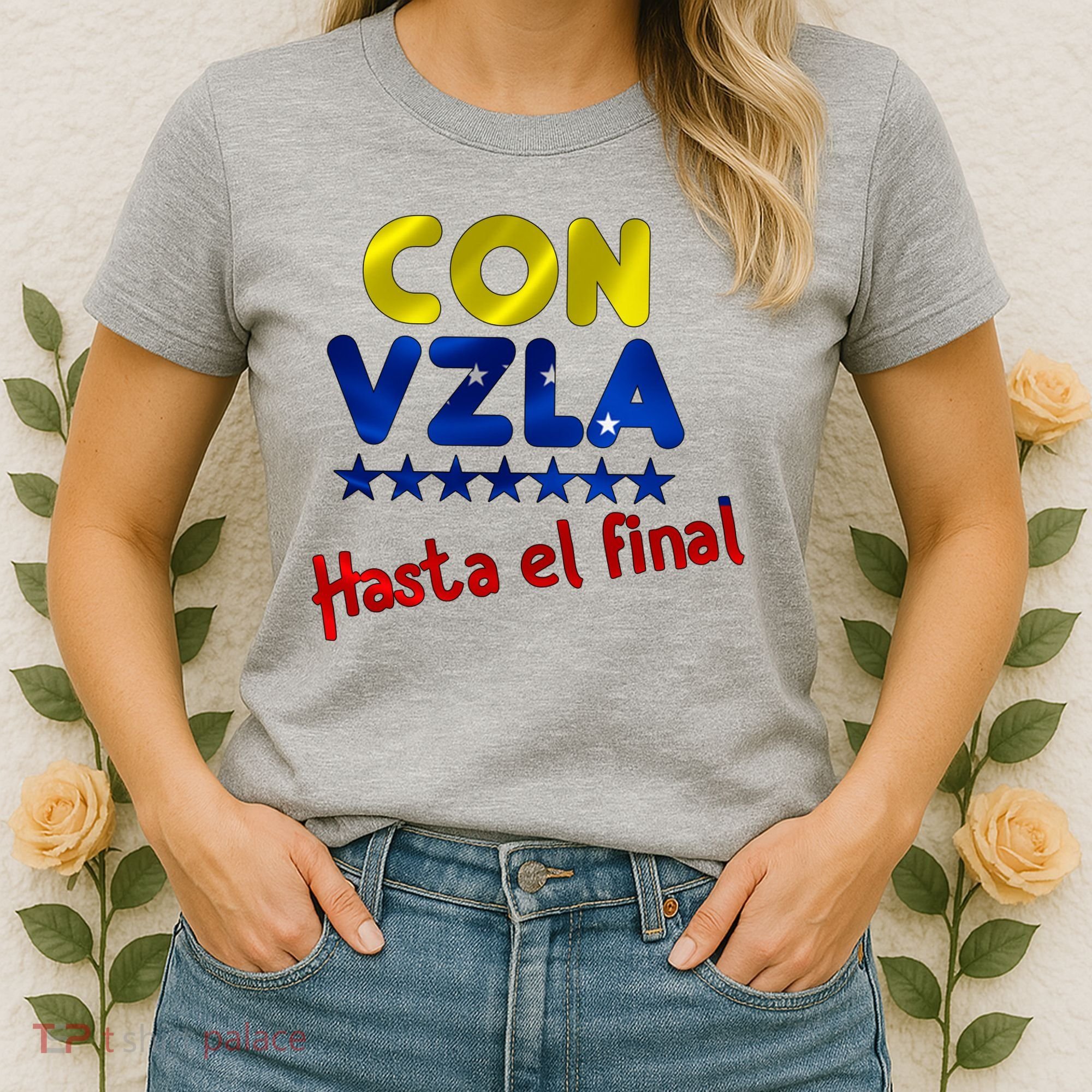 Con Venezuela Hasta El Final Women's T-Shirt