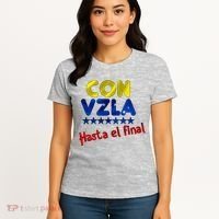 Con Venezuela Hasta El Final Women's T-Shirt thumb 4