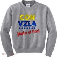 Con Venezuela Hasta El Final Kids Sweatshirt thumb 0