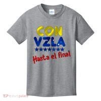Con Venezuela Hasta El Final Kids T-Shirt thumb 0