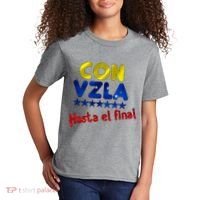 Con Venezuela Hasta El Final Kids T-Shirt thumb 2
