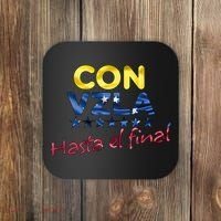 Con Venezuela Hasta El Final Maria Corina Machado Edmundo Coaster thumb 0