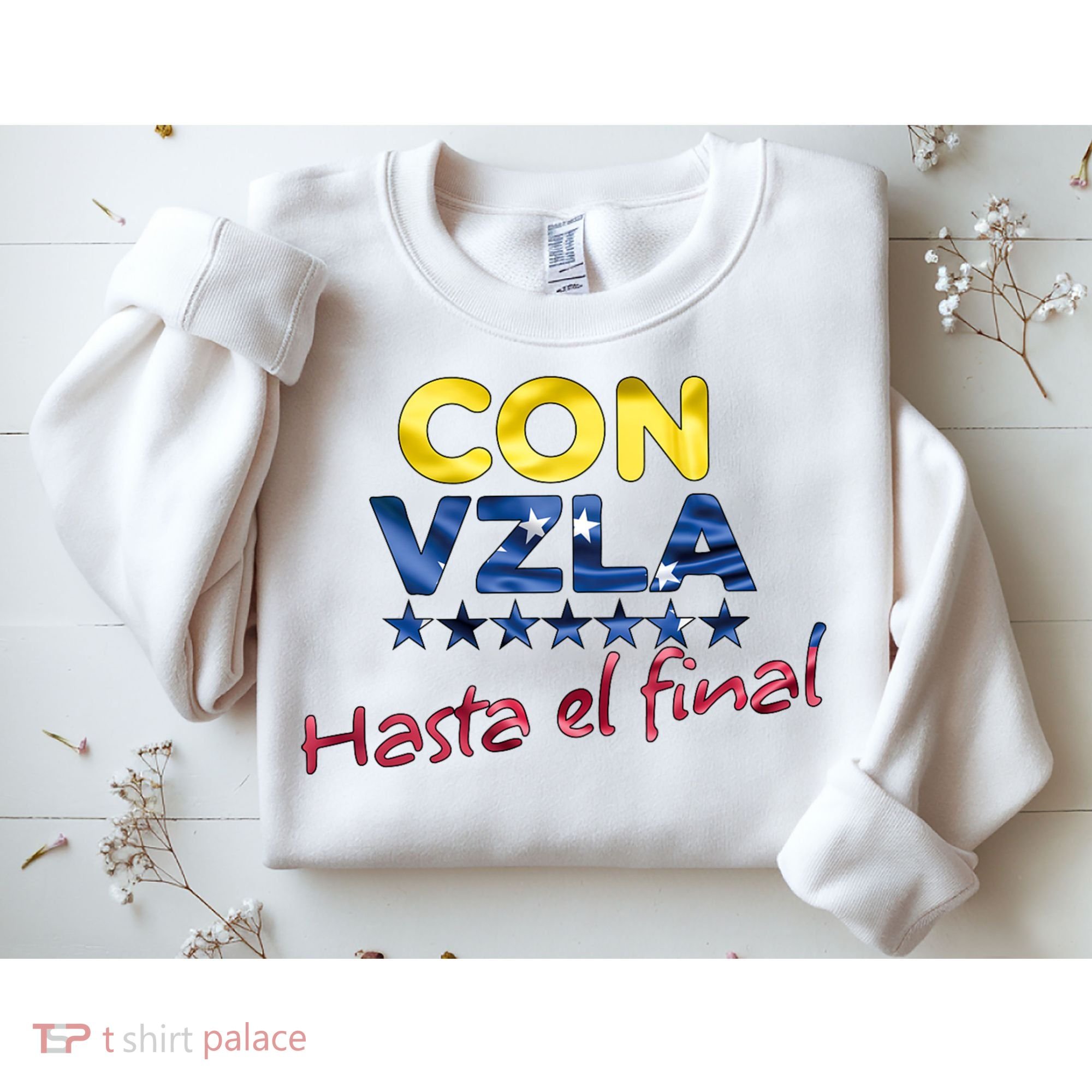 Con Venezuela Hasta El Final Maria Corina Machado Edmundo Sweatshirt