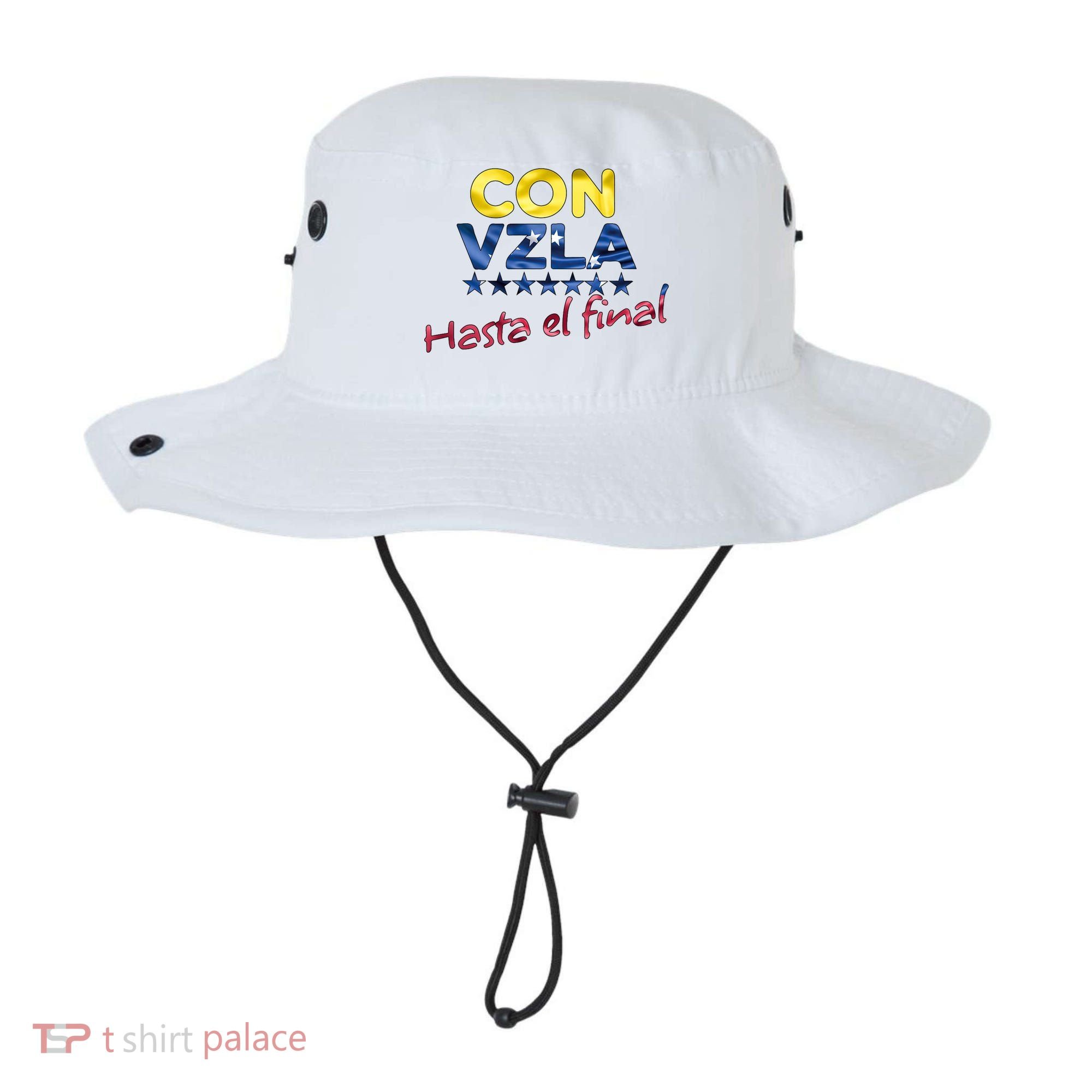 Con Venezuela Hasta El Final Maria Corina Machado Edmundo Bucket Hat