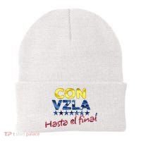 Con Venezuela Hasta El Final Maria Corina Machado Edmundo Beanie thumb 0