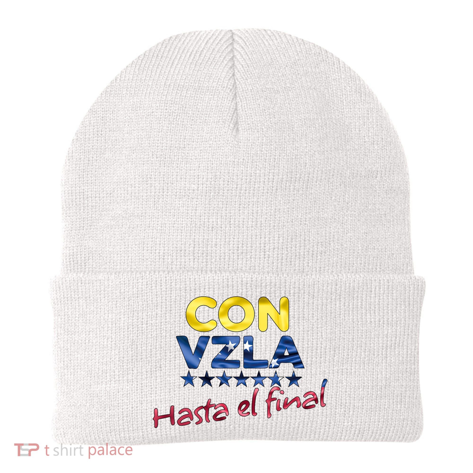 Con Venezuela Hasta El Final Maria Corina Machado Edmundo Beanie